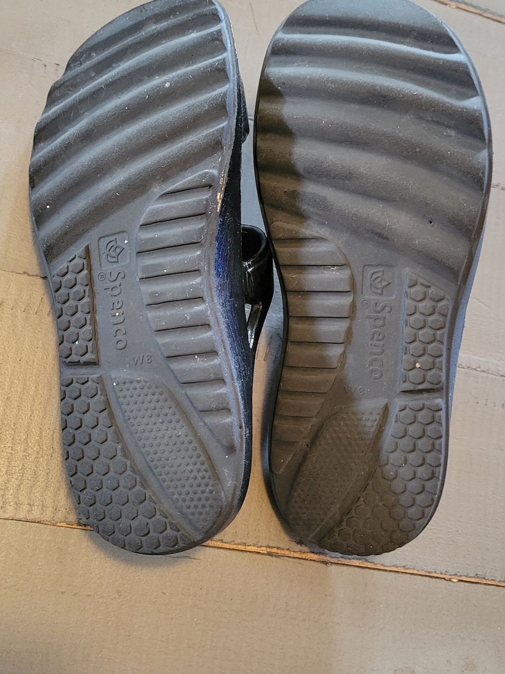 Black Women’s Slide Sandals - Comfortable Everyday Slides - Picture 4 of 5